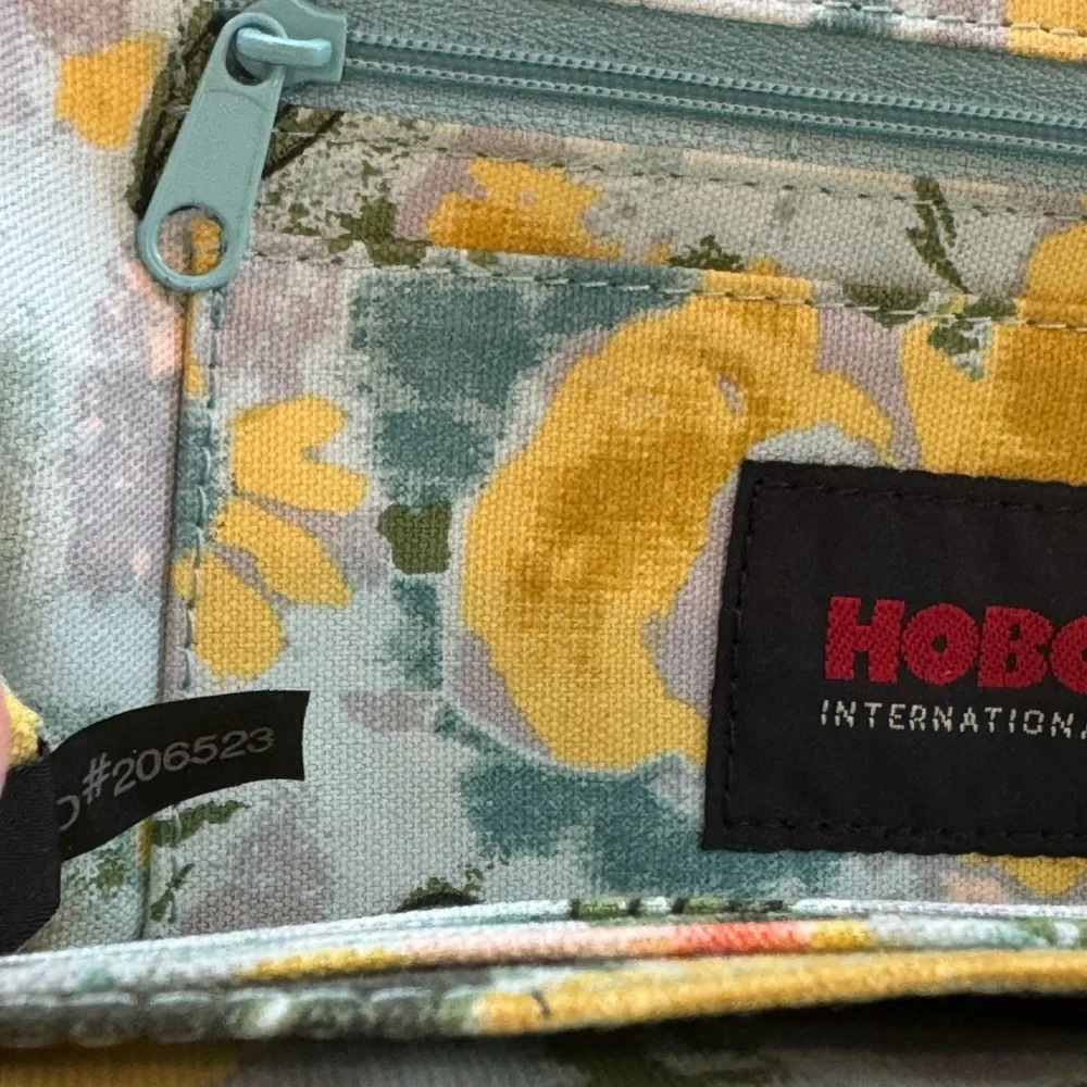 HOBO Hayward Clutch Purse in Pearlized Whisper Blue